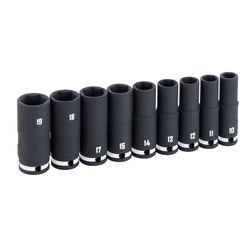CRAFTSMAN 3/8 in. drive Metric 6 Point Deep Impact Socket Set 9 pc