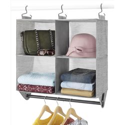 Whitmor 28.38 in. H X 11 in. W X 24 in. L Fabric Closet Organizer
