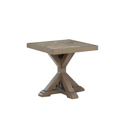 Signature Design by Ashley Carmel Bay Brown Square Stone Casual End Table