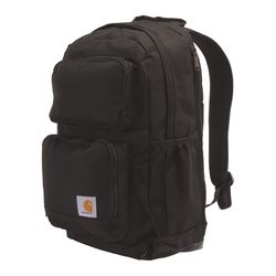 Carhartt Black Dual Compartment Backpack 22 in. H X 15 in. W