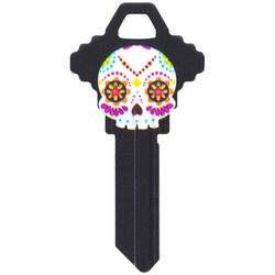 HILLMAN Wackey Sugar Skull House/Office Universal Key Blank Single
