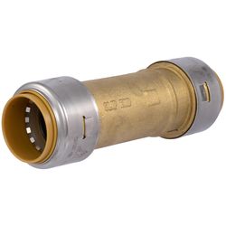 SharkBite Push to Connect 1 in. PTC each X 1 in. D PTC each Brass Slip Coupling