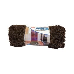 Spot Clean Paws 24 in. W X 35 in. L Brown Microfiber Polyester Utility Mat