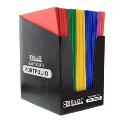 Bazic Products 11.71 in. W X 9.33 in. L Assorted Portfolio