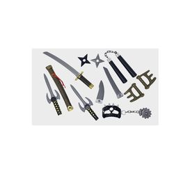 Maxx Action Ninja Set Multicolored 13 pc