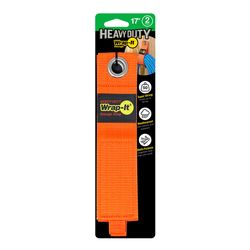 Wrap-It Heavy-Duty 2 in. W X 17 in. L Orange Storage Straps 50 lb 2 pk