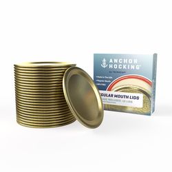 Tecnocap Anchor Hocking Regular Mouth Canning Lid 12 pk