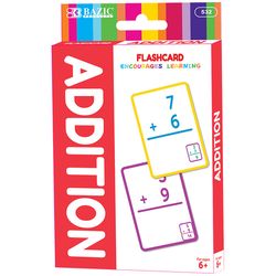 Bazic Products Addition Flash Cards White 36 pc