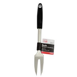 Chef Craft Black/Silver Stainless Steel 13 in. Fork