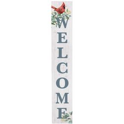 Sincere Surrounding Gray Wood/MDF 0.5 in. H X 46.5 in. L X 8 in. W Porch Sign