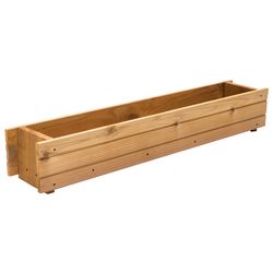 Real Wood Products 7 in. H X 35 in. W X 6 in. D Cedar Window Box Tan