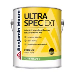 Benjamin Moore Ultra Spec Soft Gloss Base 2 House & Trim Paint Exterior 1 gal