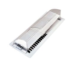 Deflect-O Jordan 4 in. H X 9-1/5 in. W 1-Way Clear Plastic Air Deflector