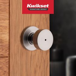 Kwikset Signature Series Pismo Satin Nickel Privacy Knob