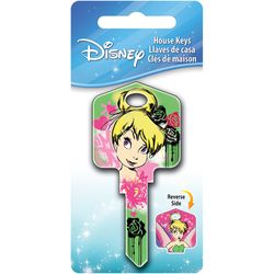 HILLMAN Disney Fairy House Key Blank 66/97 Single For Kwikset and Titan Locks Multicolored