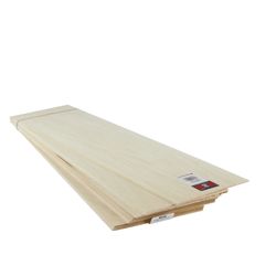 Midwest Products 3/32 in. X 6 in. W X 2 ft. L Basswood Sheet #2/BTR Premium Grade