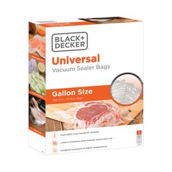 Black+Decker 1 gal Clear Vacuum Sealer Bag 1 pk