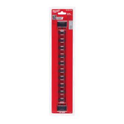Milwaukee 14 in. L X 1/4 in. drive SAE Socket Rail 1 pc