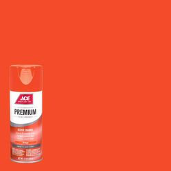 Ace Premium Gloss Orange Paint + Primer Enamel Spray 12 oz