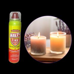Halt Mini 3.5 oz. Fire Extinguisher For Home/Workshops