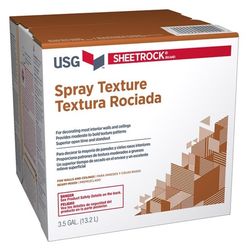 USG Sheetrock Sheetrock White Water-Based Wall and Ceiling Texture Paint 3.5 gal