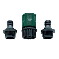Orbit 3/4 in. Plastic Threaded Quick Connector Hose Set