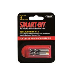 Starborn Smart-Bit #8 X 0.125 in. L Stainless Steel Replacement Bit 5 pc