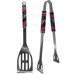 Siskiyou Sports NFL Stainless Steel Multicolored Grill Tool Set 2 pc