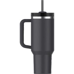 Stanley The Quencher H2.0 FlowState 40 oz Black 2.0 BPA Free Double-wall Vacuum Insulated Tumbler