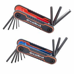 GreatNeck Metric and SAE Hex Key Set 2 pc