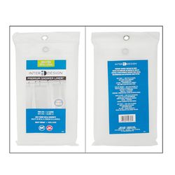 iDesign Clear EVA Shower Curtain Liner
