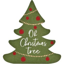 P. Graham Dunn Multicolored Oh Christmas Tree Sign 3.5 in.