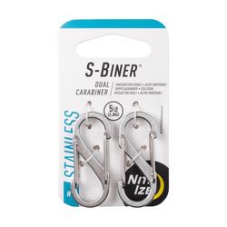 Nite Ize S-Biner Stainless Steel Silver Dual Carabiner S-Biner