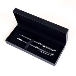 Mad Man Black Retractable Pen Set 2 pk