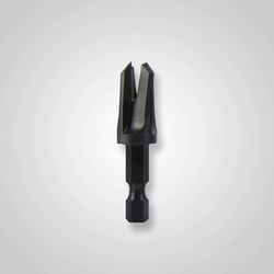 Make it Snappy 1/4 in. X 2 in. L Steel Tapered Plug Cutter Hex 1 pc