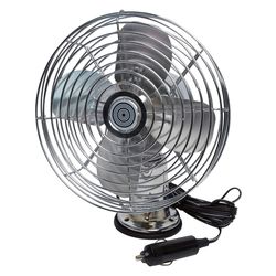 RoadPro 12 V Silver Fan 1 pk