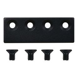 National Hardware 5/8 in. D X 3-1/8 in. L Matte Black Steel Sliding Door Hardware Connecting Adapter