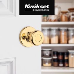 Kwikset Tylo Polished Brass Dummy Knob