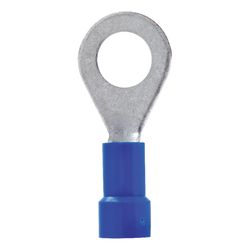 Jandorf 16-14 Ga. Insulated Wire Ring Terminal Blue 5 pk