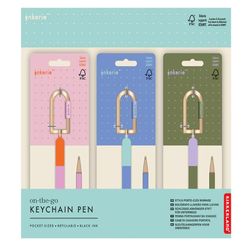 Kikkerland Inkerie Black Keychain Pen 1 pk