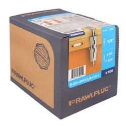 RAWLPLUG 3/8 in. D X 1.75 in. L Polypropylene Phillips Head Drywall Anchor 100 pc