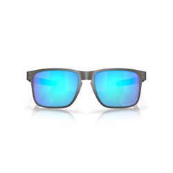 Oakley Holbrook Sunglasses Unisex Matte Gunmetal Frame Prizm Sapphire Lens Polarized