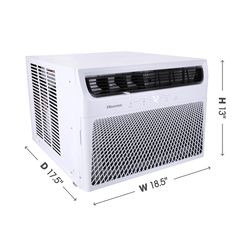 Hisense 10000 BTU 115 V WIFI Window Air Conditioner w/Remote 450 sq ft