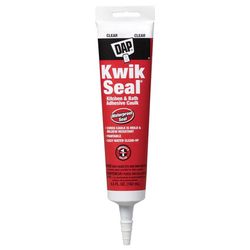 DAP Kwik Seal Clear Acrylic Latex Kitchen and Bath Adhesive Caulk 5.5 oz
