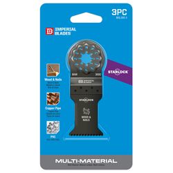 Imperial Blades Starlock 3-11/16 in. L Bi-Metal Oscillating Saw Blade 3 pk