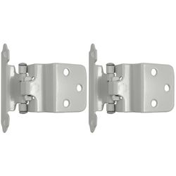 Laurey 1-1/2 in. W X 2-3/4 in. L White Steel Self-Closing Hinge 2 pk