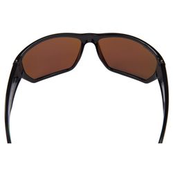 Seachoice Rapids Sunglasses Unisex Shiny Black Frame Green Mirror Lens Polarized