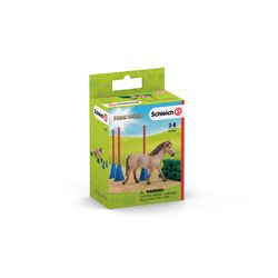 Schleich Farm World Pony Slalom Toy Multicolored