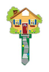 Lucky Line Key Shapes Home House Key Blank Double For Kwikset Multicolored