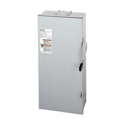 Eaton 100 amps 240 V 2 space 2 circuits Surface Mount Enclosed Safety Switch